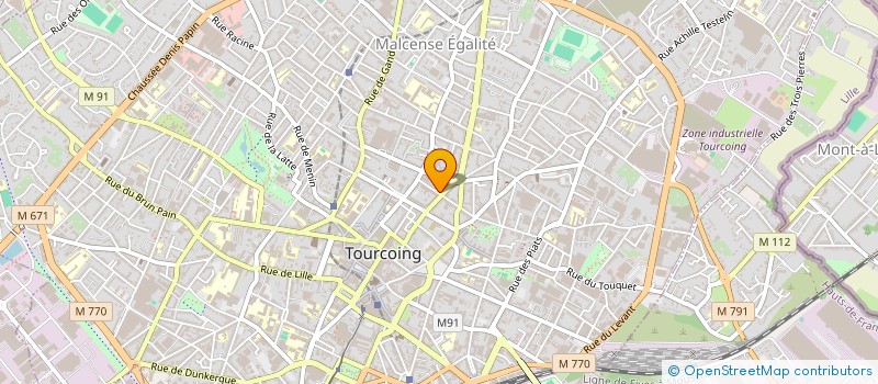 localisation de l'entreprise MADAME JOSEPHINE MIELOCH  TOURCOING