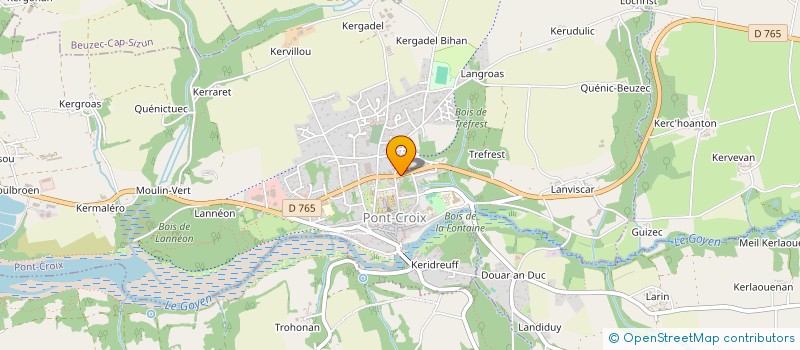 localisation de l'entreprise MADAME JOSEPHINE MIRAILLE à PONT-CROIX