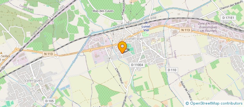 localisation de l'entreprise MADAME JOSEPHINE MUNOZ  LUNEL-VIEL