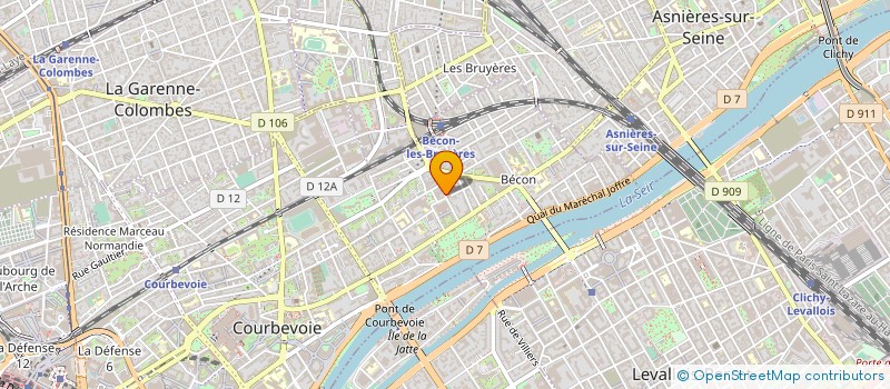 localisation de l'entreprise MADAME JOSEPHINE NAGY à COURBEVOIE