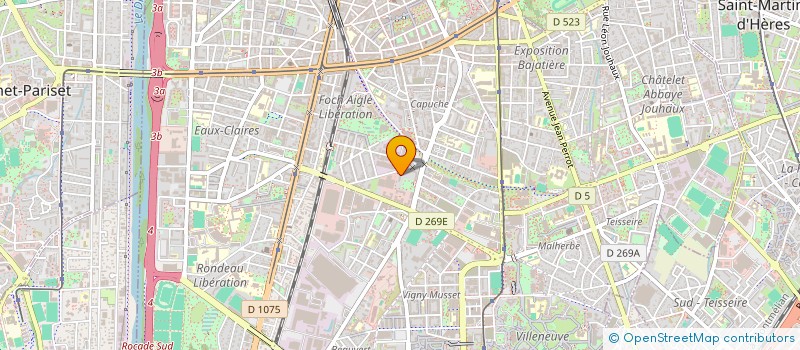 localisation de l'entreprise MADAME JOSEPHINE OBERLIN à GRENOBLE