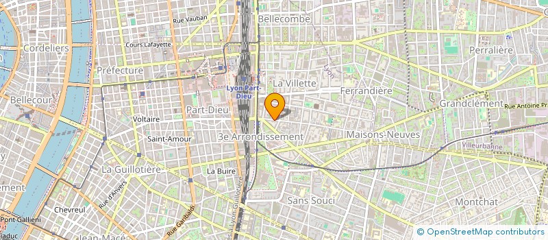 localisation de l'entreprise MADAME JOSEPHINE PASTEAU  LYON