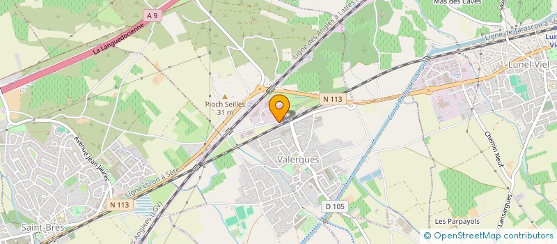 localisation de l'entreprise MADAME JOSEPHINE PEREZ  VALERGUES