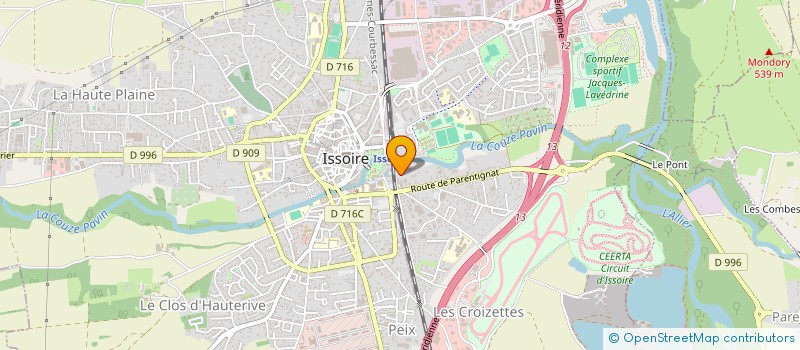 localisation de l'entreprise MADAME JOSEPHINE PERINET  SAINT-REMY-DE-CHARGNAT