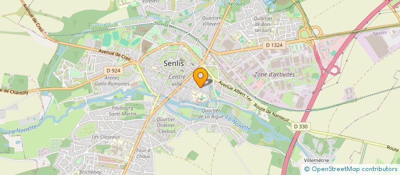 localisation de l'entreprise MADAME JOSEPHINE PETRY  SENLIS