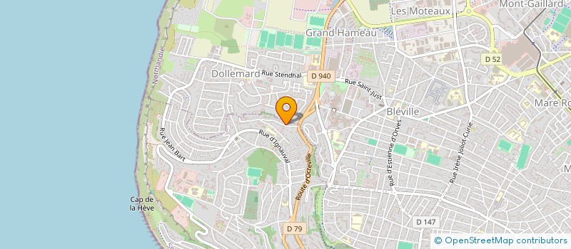 localisation de l'entreprise MADAME JOSEPHINE PINAUD à SAINTE-ADRESSE