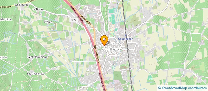 localisation de l'entreprise MADAME JOSEPHINE PLUCHINO  COURTHEZON