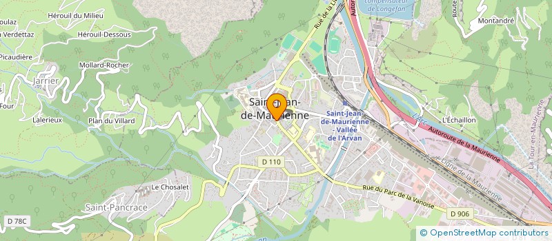 localisation de l'entreprise MADAME JOSEPHINE PODIGORA  SAINT-JEAN-DE-MAURIENNE