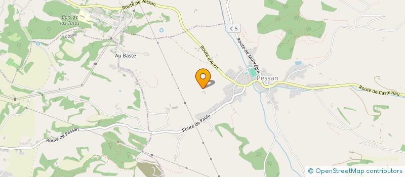 localisation de l'entreprise MADAME JOSEPHINE POIRIER  PESSAN