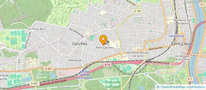 localisation de l'entreprise MADAME JOSEPHINE QUELIN à GARCHES