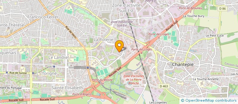 localisation de l'entreprise MADAME JOSEPHINE QUESTE  RENNES