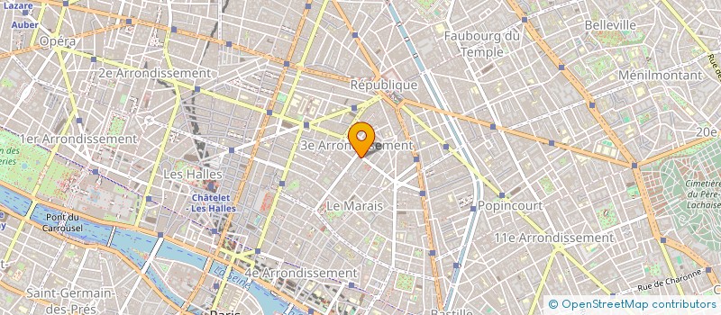 localisation de l'entreprise MADAME JOSEPHINE ROWNTREE  PARIS