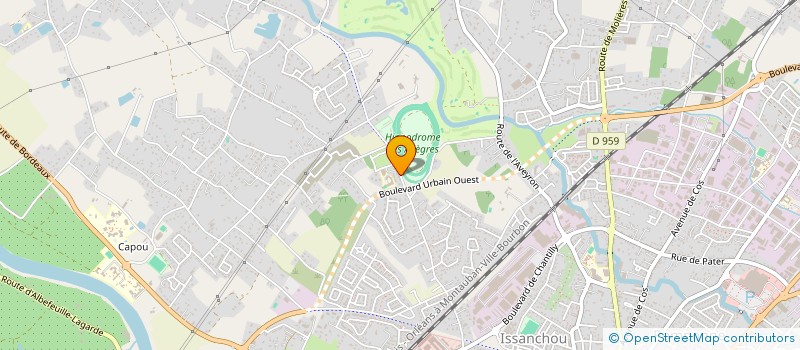 localisation de l'entreprise MADAME JOSEPHINE RUIZ  MONTAUBAN