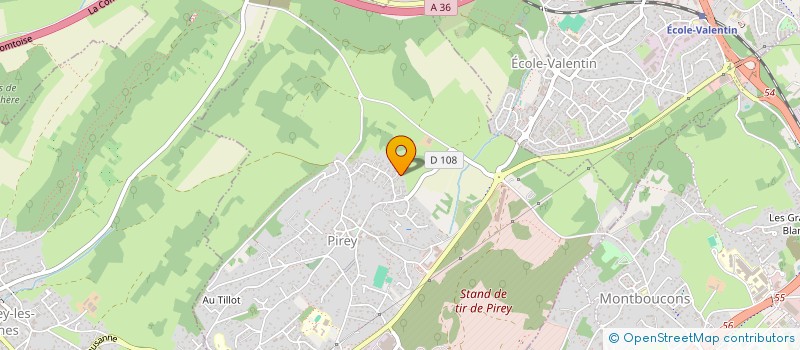 localisation de l'entreprise MADAME JOSEPHINE SAGE  PIREY