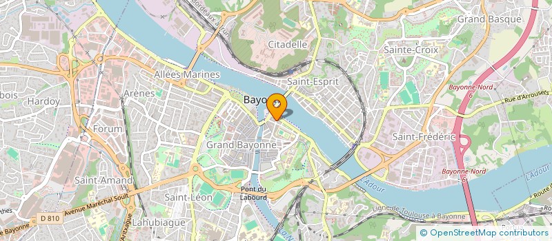 localisation de l'entreprise MADAME JOSEPHINE SAGNA à BAYONNE
