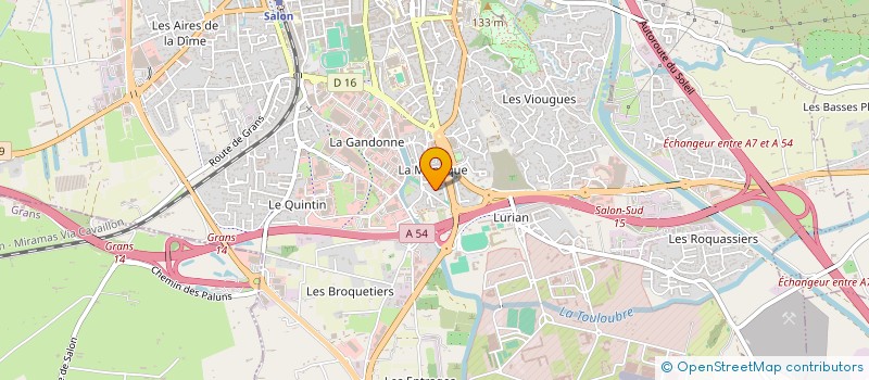 localisation de l'entreprise MADAME JOSEPHINE SANTIAGO  SALON-DE-PROVENCE