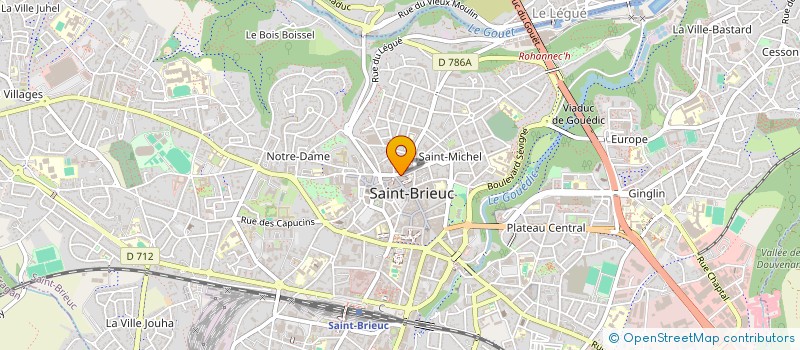 localisation de l'entreprise MADAME JOSEPHINE SAUVAGET à SAINT-BRIEUC