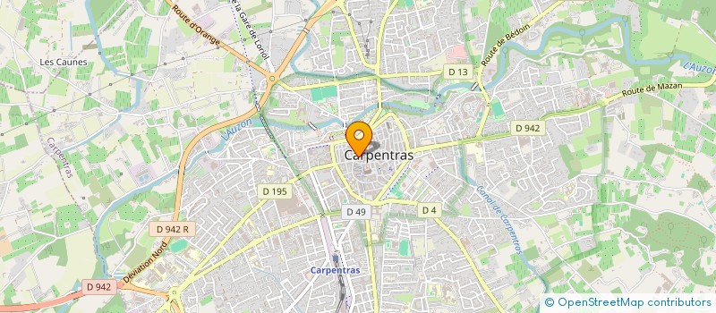 localisation de l'entreprise MADAME JOSEPHINE SCIBETTA  CARPENTRAS