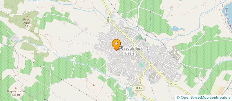 localisation de l'entreprise MADAME JOSEPHINE SEGUELAS  CAZOULS-LES-BEZIERS