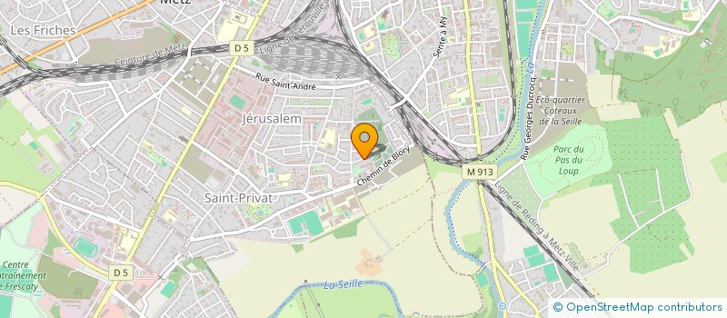 localisation de l'entreprise MADAME JOSEPHINE SIFT  MONTIGNY-LES-METZ