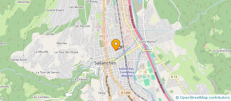 localisation de l'entreprise MADAME JOSEPHINE SIGNOUD à SALLANCHES