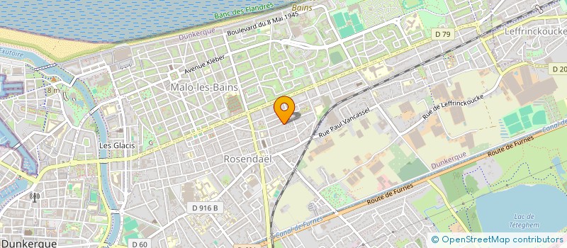 localisation de l'entreprise MADAME JOSEPHINE THOMAS à DUNKERQUE