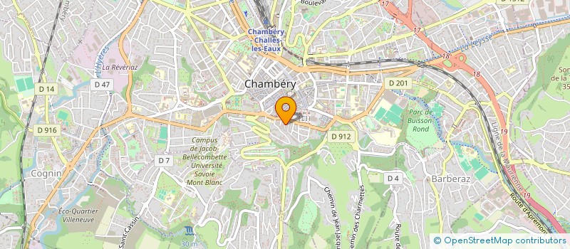 localisation de l'entreprise MADAME JOSEPHINE TOMMY-MARTIN à CHAMBERY