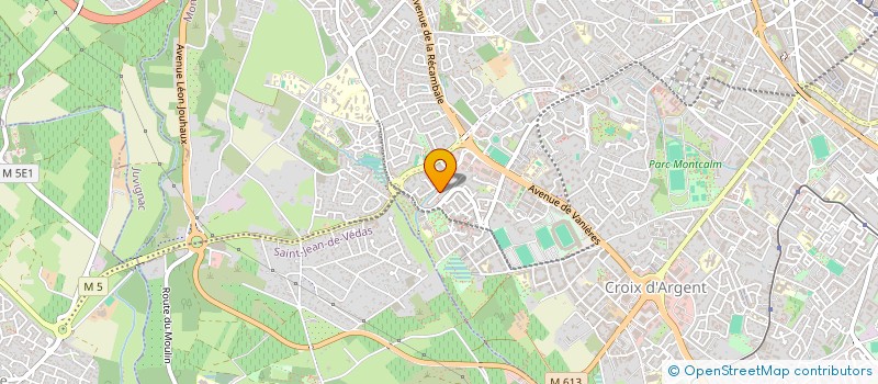 localisation de l'entreprise MADAME JOSEPHINE VERNET-MONTAGNAC à MONTPELLIER