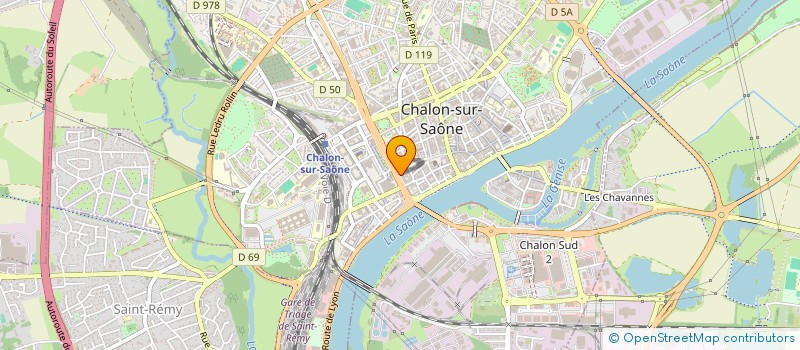 localisation de l'entreprise MADAME JOSEPHINE VERONIQUE DE HODY  CHALON-SUR-SAONE