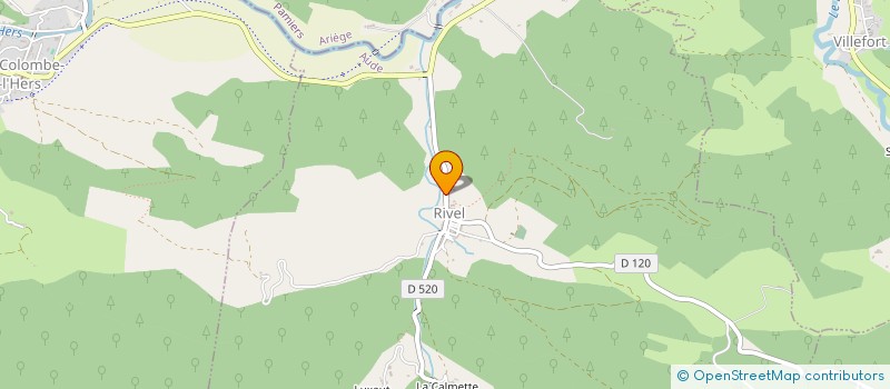 localisation de l'entreprise MADAME JOSEPHINE WHEELER  RIVEL