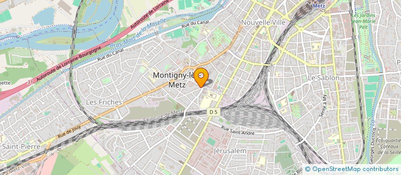 localisation de l'entreprise MADAME JOSEPHINE WOLFF à MONTIGNY-LES-METZ