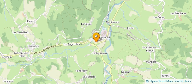 localisation de l'entreprise MADAME JOSEPHTE GRANGE à BOURGVILAIN