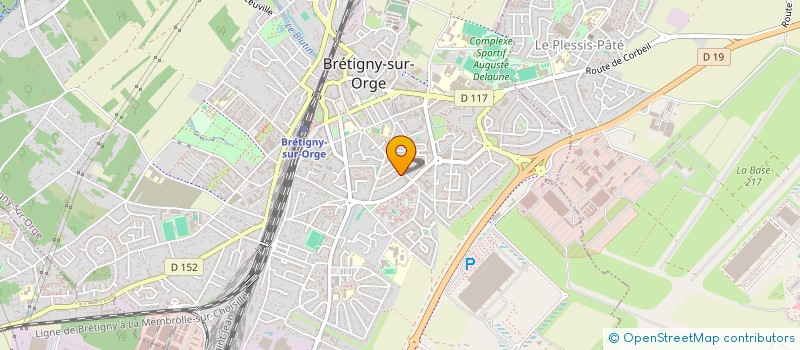 localisation de l'entreprise MADAME JOSERLYNE GAYILA OKUYA  BRETIGNY-SUR-ORGE