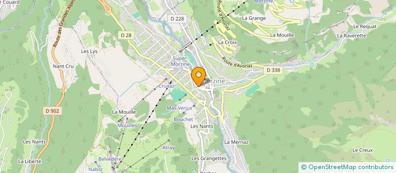 localisation de l'entreprise MADAME JOSETE BAUD à MORZINE