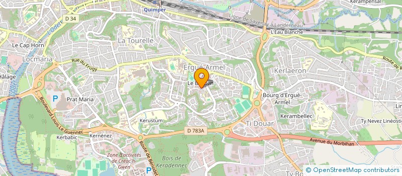 localisation de l'entreprise MADAME JOSETTA BOHICO à QUIMPER