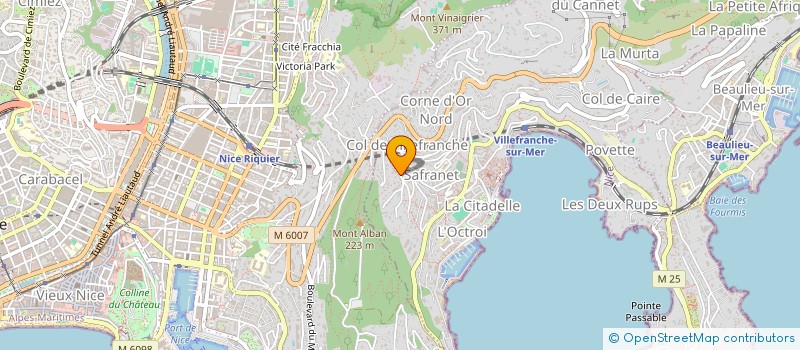 localisation de l'entreprise MADAME JOSETTE ALLIAUD à VILLEFRANCHE-SUR-MER