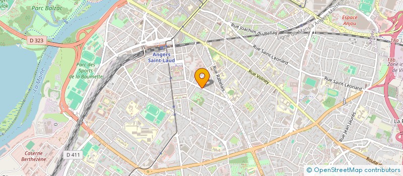 localisation de l'entreprise MADAME JOSETTE AMIRAULT  ANGERS