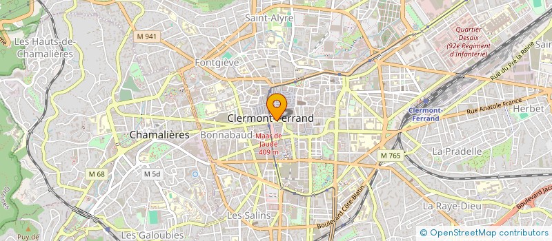localisation de l'entreprise MADAME JOSETTE ANDRE à CLERMONT-FERRAND