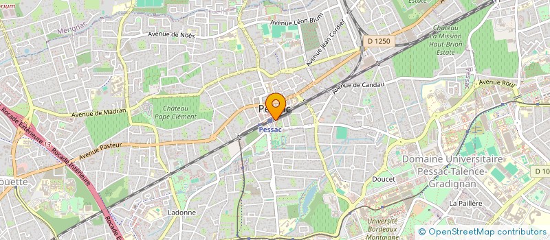 localisation de l'entreprise MADAME JOSETTE ARDILLOT  PESSAC
