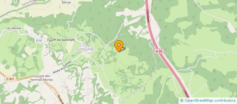 localisation de l'entreprise MADAME JOSETTE ARTUS  SAINT-CLAIR