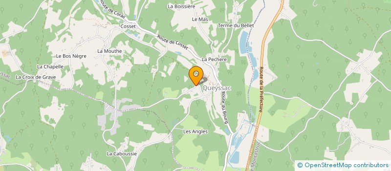 localisation de l'entreprise MADAME JOSETTE ATHANASE  SAINT JEAN D'ESTISSAC