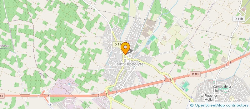 localisation de l'entreprise MADAME JOSETTE AUBERT  SAINT-HIPPOLYTE