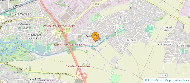 localisation de l'entreprise MADAME JOSETTE AUBIN à PERIGNY
