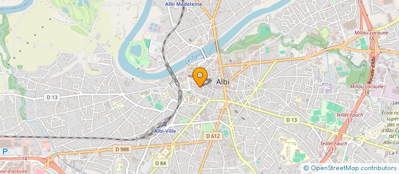 localisation de l'entreprise MADAME JOSETTE AUGER à ALBI