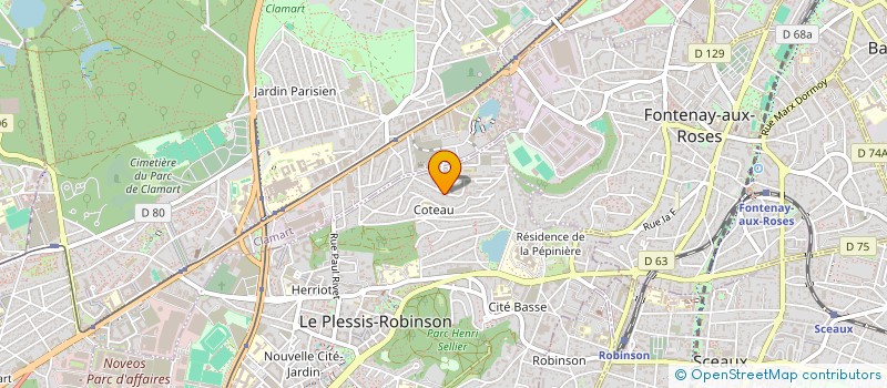 localisation de l'entreprise MADAME JOSETTE AUMONT à LE PLESSIS-ROBINSON