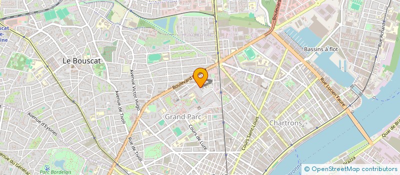 localisation de l'entreprise MADAME JOSETTE AURIANE KOUAMEDJO  BORDEAUX