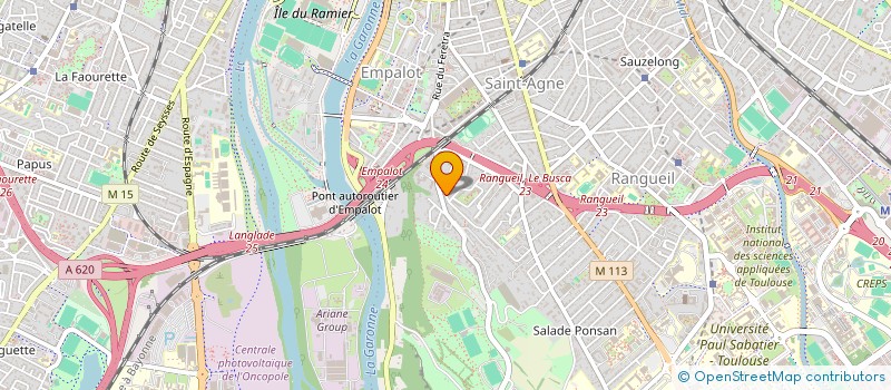 localisation de l'entreprise MADAME JOSETTE AURIGNAC à TOULOUSE