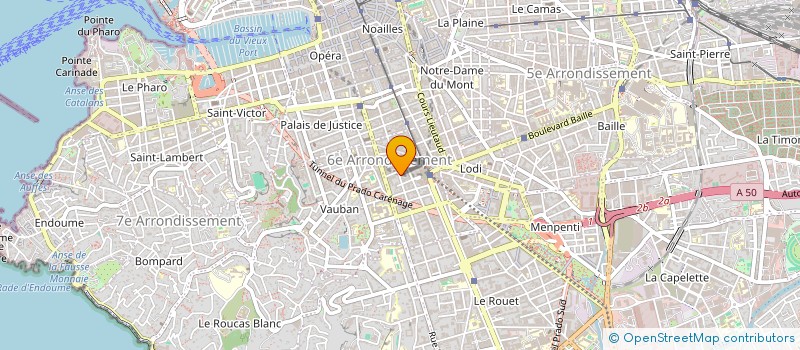 localisation de l'entreprise MADAME JOSETTE AYACHE à MARSEILLE