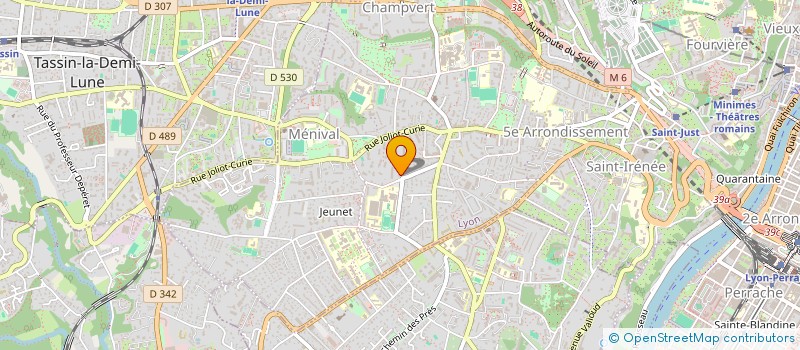 localisation de l'entreprise MADAME JOSETTE BAJK à LYON