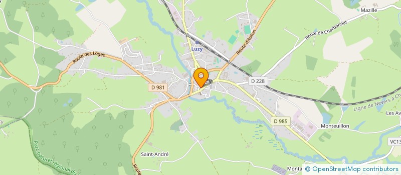 localisation de l'entreprise MADAME JOSETTE BARDIOT à LUZY